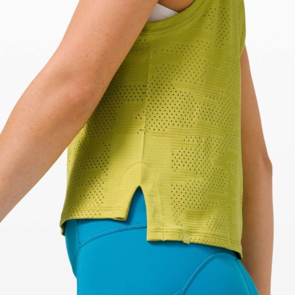 NWT Lululemon Train to Be Tank Top in MUSTARD - Picture 3 of 9
